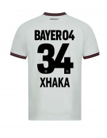 Bayer Leverkusen Granit Xhaka #34 Venkovní Dres 2023-24 Krátký Rukáv